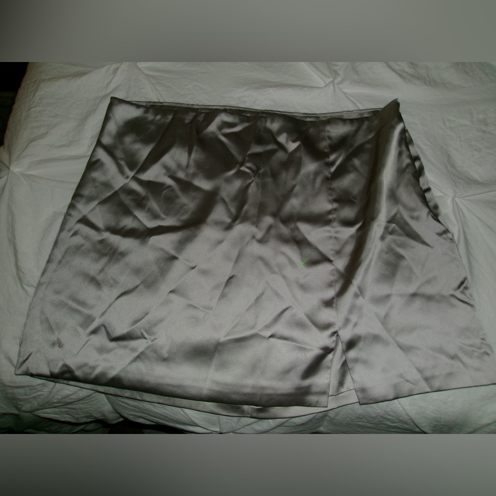 Wild Fable Silver Satin Skirt